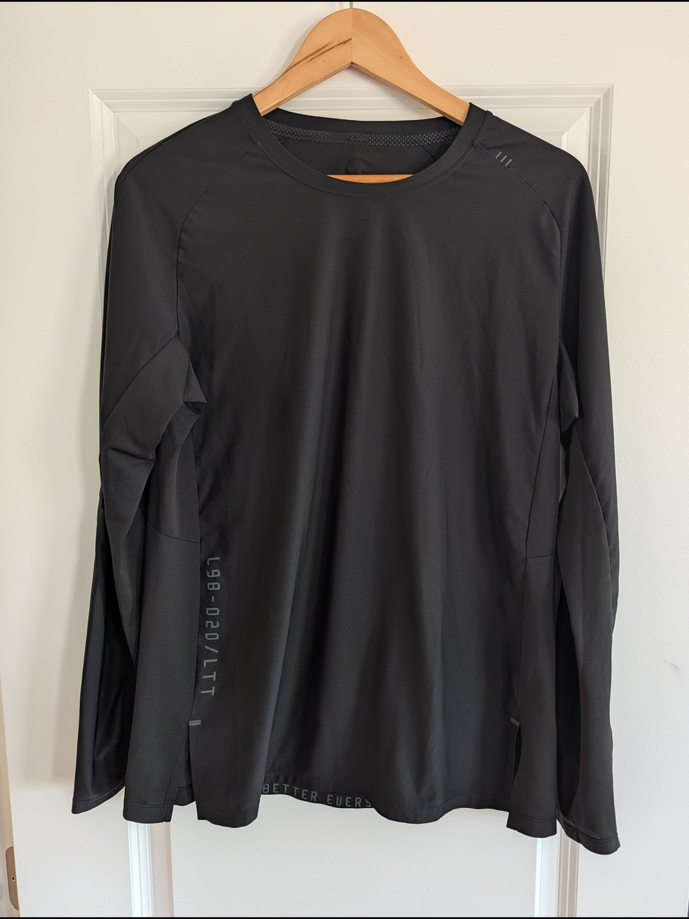 Lululemon Black Long Sleeve License-to-Train Tee